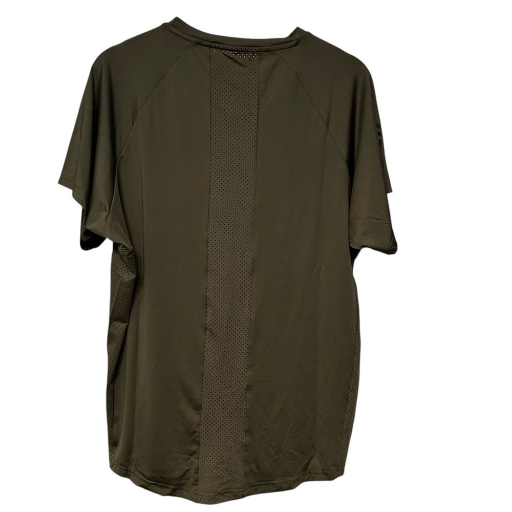 Body Building Green Performance Tee Moisture Wicking Size Large - Picture 2 of 3